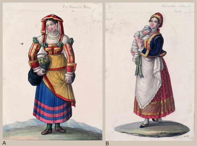 Michele de Vito, a pair of gouaches